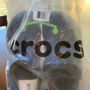 Crocs, furry, blue, size 11